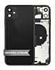 Back Housing Frame with Small Components Pre-Installed for iPhone 11 (BLACK) (OEM Pull A Grade)