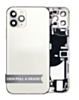 Back Housing Frame with Charging Port Flex & Small Parts for iPhone 11 Pro (SILVER) (OEM Pull A Grade)