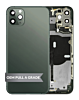 Back Housing Frame with Small Components Pre-Installed for iPhone 11 Pro (MIDNIGHT GREEN) (OEM Pull A Grade)