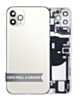 Back Housing Frame with Charging Port Flex & Small Parts for iPhone 11 Pro Max (SILVER) (OEM Pull A Grade)