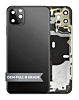 Back Housing Frame with Small Components Pre-Installed for iPhone 11 Pro Max (SPACE GRAY) (OEM Pull B Grade)