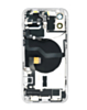 Back Housing Frame with Charging Port Flex & Small Parts for iPhone 12 (WHITE) (OEM Pull A Grade)