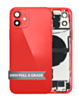 Back Housing Frame with Charging Port Flex & Small Parts for iPhone 12 (International) (RED) (OEM Pull A Grade)