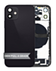 Back Housing Frame with Charging Port Flex & Small Parts for iPhone 12 Mini (BLACK) (OEM Pull A Grade)