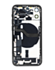 Back Housing Frame with Charging Port Flex & Small Parts for iPhone 12 Mini (BLACK) (OEM Pull A Grade)