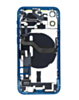 Back Housing Frame with Charging Port Flex & Small Parts for iPhone 12 Mini (BLUE) (OEM Pull A Grade)