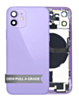 Back Housing Frame with Charging Port Flex & Small Parts for iPhone 12 Min (PURPLE) (OEM Pull A Grade)