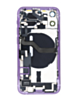 Back Housing Frame with Charging Port Flex & Small Parts for iPhone 12 Min (PURPLE) (OEM Pull A Grade)