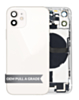 Back Housing Frame with Charging Port Flex & Small Parts for iPhone 12 Mini (WHITE) (OEM Pull A Grade)