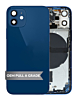 Back Housing Frame with Small Components Pre-Installed for iPhone 12 Mini (BLUE) (OEM Pull A Grade)