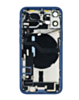 Back Housing Frame with Charging Port Flex & Small Parts for iPhone 12 Mini (International) (BLUE) (OEM Pull A Grade)