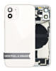 Back Housing Frame with Charging Port Flex & Small Parts for iPhone 12 Mini (International) (WHITE) (OEM Pull A Grade)