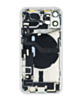 Back Housing Frame with Charging Port Flex & Small Parts for iPhone 12 Mini (International) (WHITE) (OEM Pull A Grade)