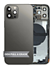 Back Housing Frame with Small Components Pre-Installed for iPhone 12 Pro (GRAPHITE) (OEM Pull A Grade)