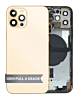 Back Housing Frame with Small Components Pre-Installed for iPhone 12 Pro (GOLD) (OEM Pull A Grade)