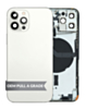 Back Housing Frame with Small Components Pre-Installed for iPhone 12 Pro (SILVER) (International) (OEM Pull A Grade)