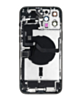Back Housing Frame with Charging Port Flex & Small Parts for iPhone 12 Pro Max (GRAPHITE) (OEM Pull B Grade)