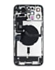 Back Housing Frame with Charging Port Flex & Small Parts for iPhone 12 Pro Max (PACIFIC BLUE) (OEM Pull A Grade)
