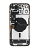 Back Housing Frame with Charging Port Flex & Small Parts for iPhone 12 Pro Max (GOLD) (OEM Pull B Grade)
