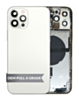 Purchase the Back Housing Frame with Small Components Pre-Installed for iPhone 12 Pro Max SILVER OEM Pull A Grade.
