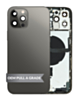 Back Housing Frame with Small Components Pre-Installed for iPhone 12 Pro Max (GRAPHITE) (International) (OEM Pull A Grade)