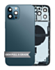 Back Housing Frame with Small Components Pre-Installed for iPhone 12 Pro Max (PACIFIC BLUE) (International) (OEM Pull A Grade)