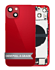 Back Housing Frame with Charging Port Flex & Small Parts for iPhone 13 (RED) (US Version) (OEM Pull A Grade)