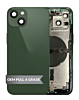 Back Housing Frame with Small Components Pre-Installed for iPhone 13 (GREEN) (US Version) (OEM Pull A Grade)