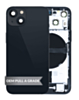 Back Housing Frame with Charging Port Flex & Small Parts for iPhone 13 Mini (MIDNIGHT) (US Version) (OEM Pull A Grade)