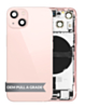Back Housing Frame with Charging Port Flex & Small Parts for iPhone 13 Mini (PINK) (US Version) (OEM Pull A Grade)