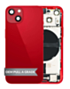 Back Housing Frame with Charging Port Flex & Small Parts for iPhone 13 Mini (RED) (US Version) (OEM Pull A Grade)