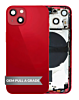 Back Housing Frame (RED) (US Version) (OEM Pull A Grade) with Small Components Pre-Installed for iPhone 13 Mini