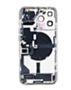 Back Housing Frame with Charging Port Flex & Small Parts for iPhone 13 Pro (SILVER) (International) (OEM Pull A Grade)