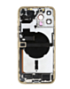 Back Housing Frame with Charging Port Flex & Small Parts for iPhone 13 Pro Max (GOLD) (US Version) (OEM Pull B Grade)