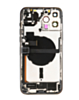 Back Housing Frame with Charging Port Flex & Small Parts for iPhone 13 Pro Max (BLACK) (International) (OEM Pull A Grade)