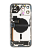 Back Housing Frame with Charging Port Flex & Small Parts for iPhone 13 Pro Max (BLUE) (International) (OEM Pull A Grade)