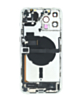 Back Housing Frame with Charging Port Flex & Small Parts for iPhone 13 Pro Max (WHITE) (International) (OEM Pull A Grade)