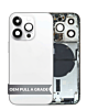 Back Housing Frame with Small Components Pre-Installed for iPhone 14 Pro (SILVER) (US Version) (OEM Pull A Grade)