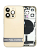 Back Housing Frame with Charging Port Flex & Small Parts for iPhone 14 Pro (GOLD) (International) (OEM Pull A Grade)