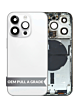 Housing Frame with Small Parts Pre-Installed for iPhone 14 Pro (SILVER) (International) (OEM Pull A Grade)