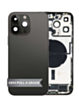 Back Housing Frame with Charging Port Flex & Small Parts for iPhone 14 Pro Max (SPACE BLACK) (US Version) (OEM Pull A Grade)