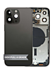 Back Housing Frame (SPACE BLACK) (US Version) (OEM Pull A Grade) with Small Components Pre-Installed for iPhone 14 Pro Max