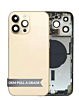 Back Housing Frame (GOLD) (US Version) (OEM Pull A Grade) with Small Components Pre-Installed for iPhone 14 Pro Max