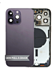 Back Housing Frame (DEEP PURPLE) (US Version) (OEM Pull A Grade) with Small Components Pre-Installed for iPhone 14 Pro Max