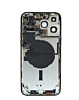 Back Housing Frame (SILVER) (US Version) (OEM Pull B Grade) with Small Components Pre-Installed for iPhone 14 Pro Max