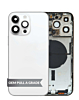 Back Housing Frame (SILVER) (US Version) (OEM Pull A Grade) with Small Components Pre-Installed for iPhone 14 Pro Max