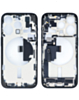 Back Housing Frame with Charging Port Flex & Small Parts for iPhone 15 Pro (BLACK TITANIUM) (OEM Pull A Grade)