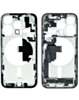 Back Housing Frame with Charging Port Flex & Small Parts for iPhone 15 Pro (WHITE TITANIUM) (OEM Pull A Grade)