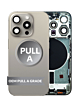 Back Housing Frame with Small Components Pre-Installed for iPhone 15 Pro (NATURAL TITANIUM) (US Version) (OEM Pull A Grade)