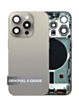 Back Housing Frame with Small Components Pre-Installed for iPhone 15 Pro (NATURAL TITANIUM) (US Version) (OEM Pull A Grade)